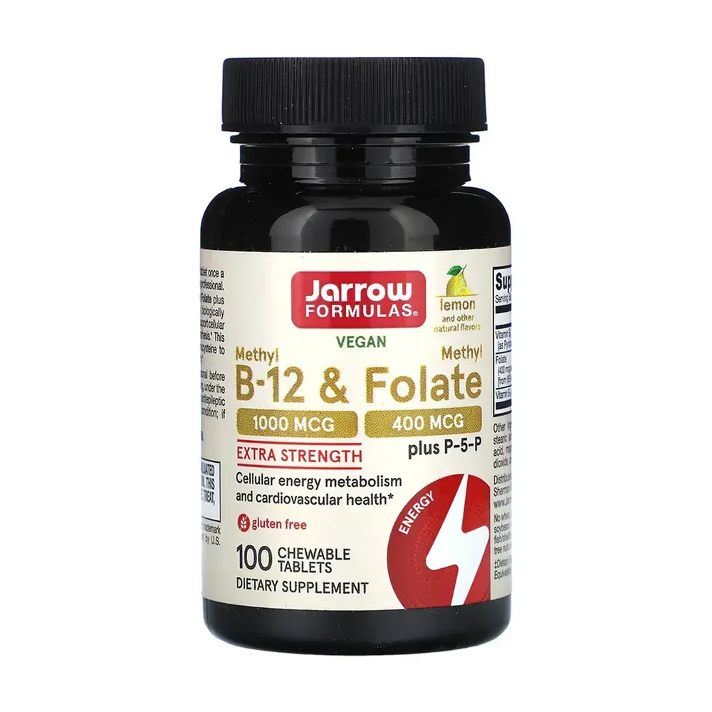 Methyl B-12 & Methyl Folate - 100 tabs