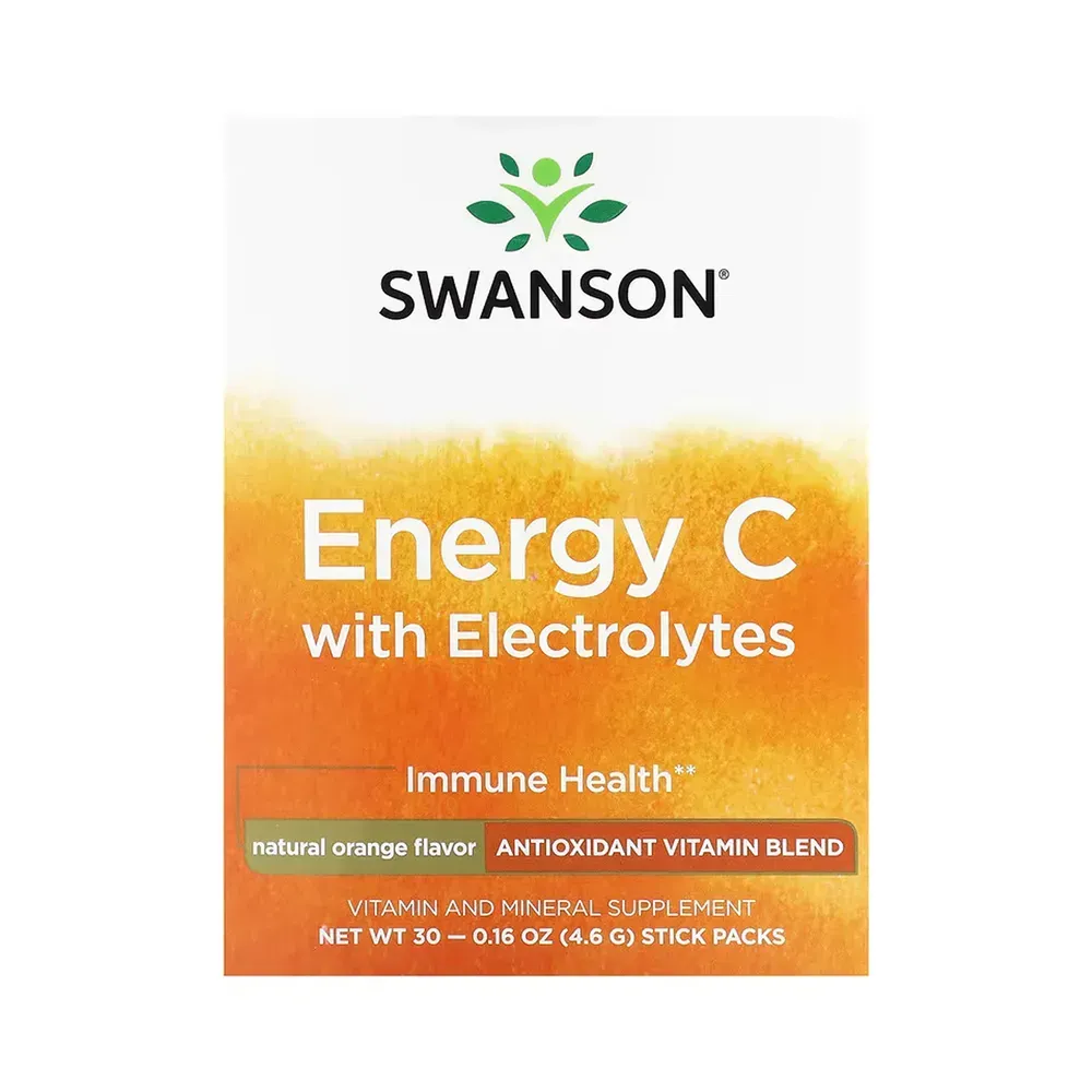 Swanson Energy C with Electrolytes - 30 packs Orange, Апельсин