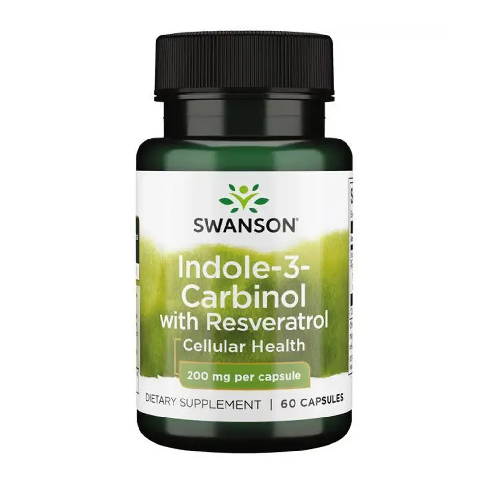 Indole-3-Carbinol with Resveratrol 200mg - 60 caps