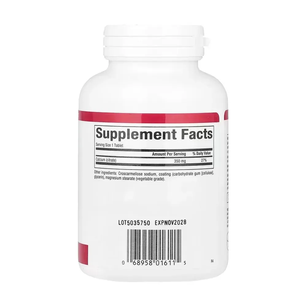 Calcium Citrate 350mg - 90 tabs