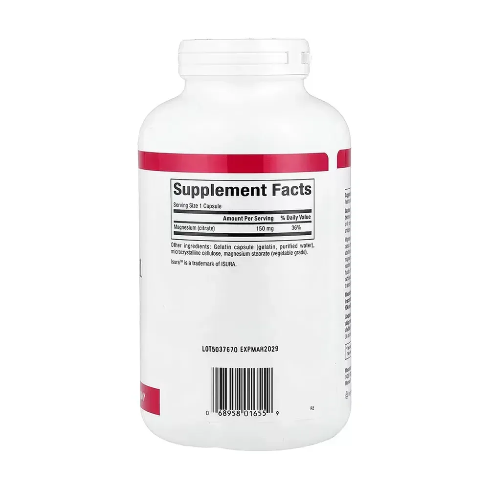 Magnesium Citrate 150mg - 360 caps