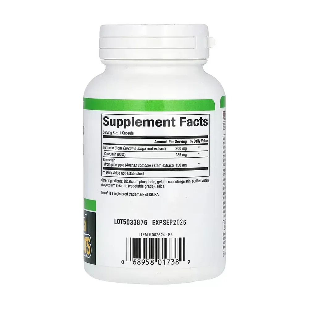 Turmeric & Bromelain 450mg - 90 caps
