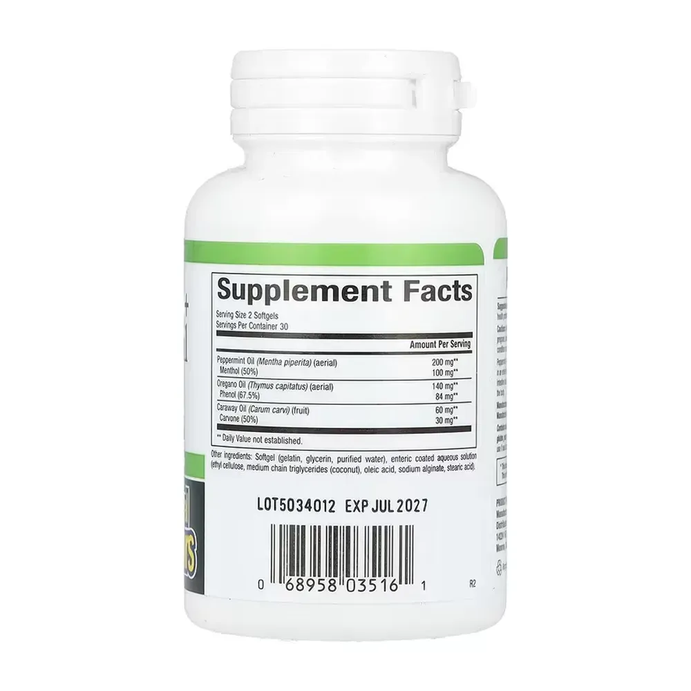 Peppermint+Oregano Oil Complex - 60 softgels
