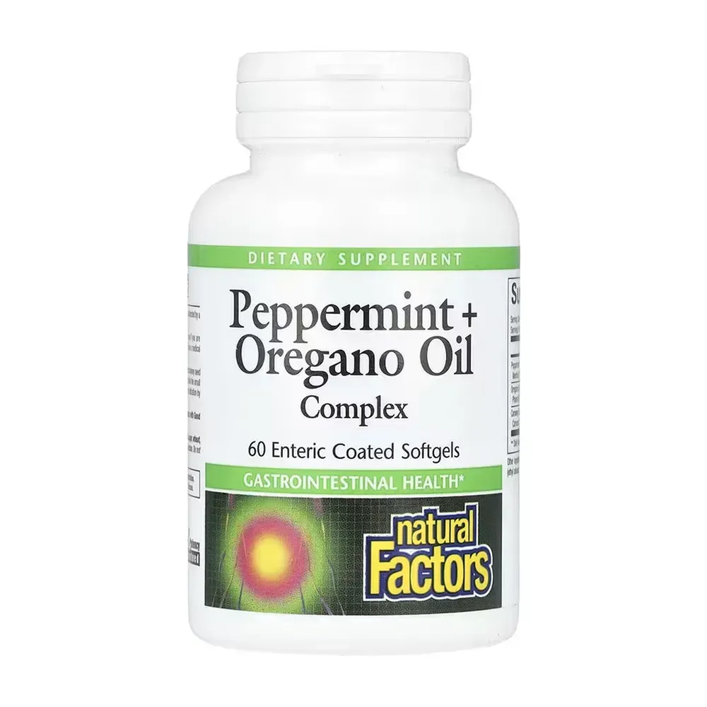 Peppermint+Oregano Oil Complex - 60 softgels