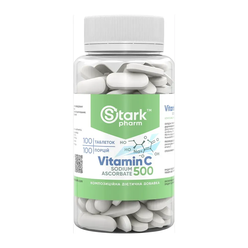 Stark Vitamin C Sodium Ascorbate 500mg - 100 tabs