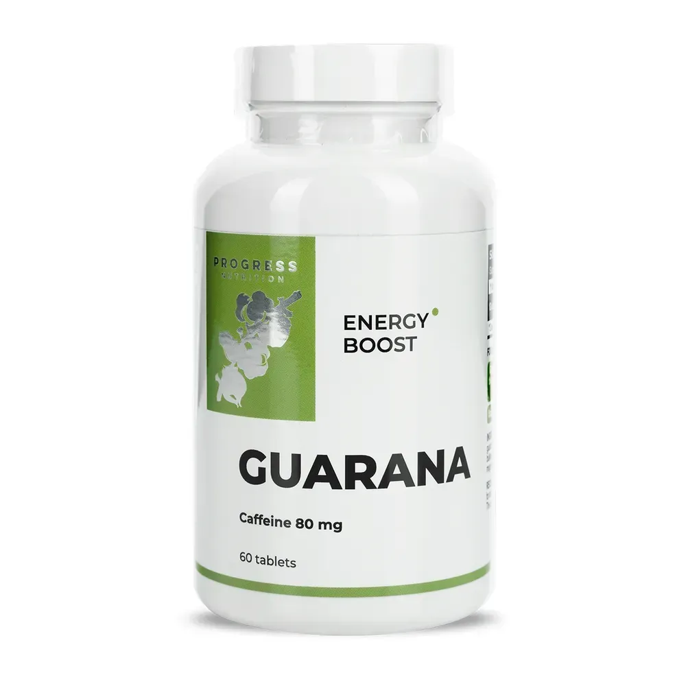 Guarana Extract 200mg with Caffeine 80mg - 60 tabs