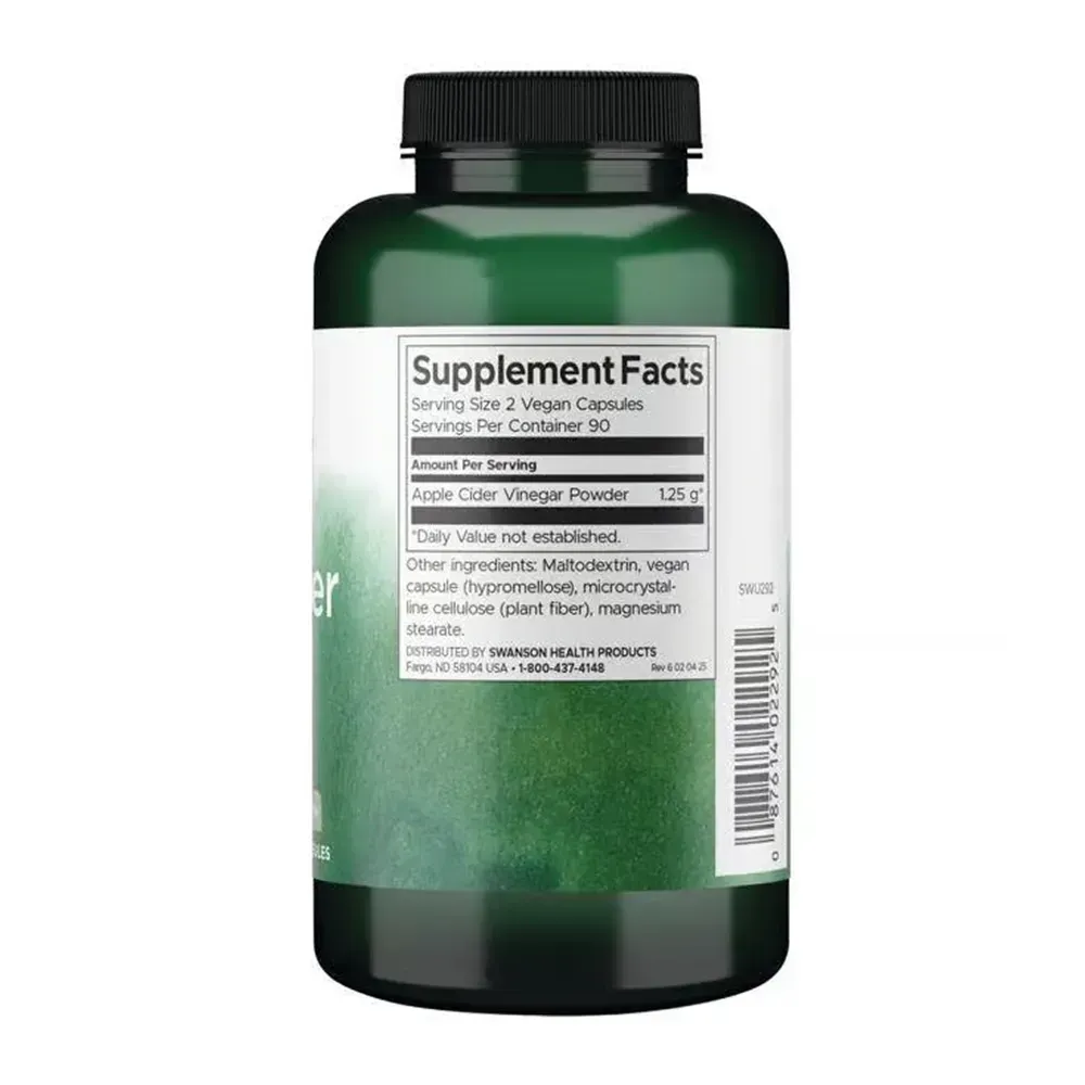 Apple Cider Vinegar High Potency 625mg - 180 caps