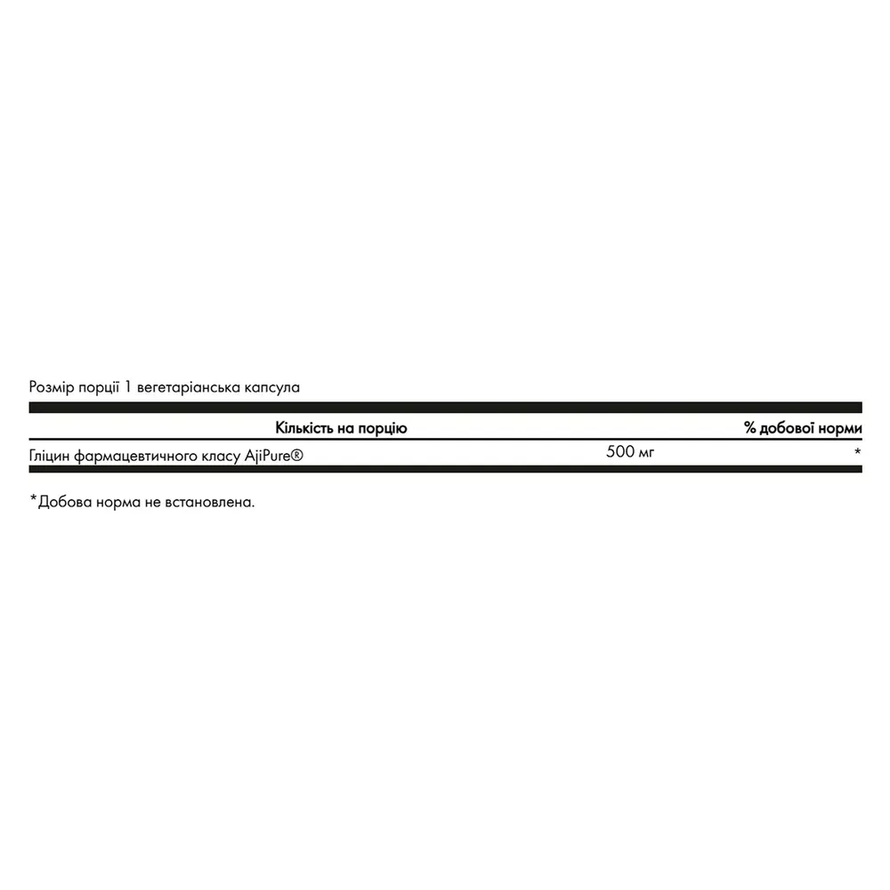 Glycine 500mg - 60 vcaps