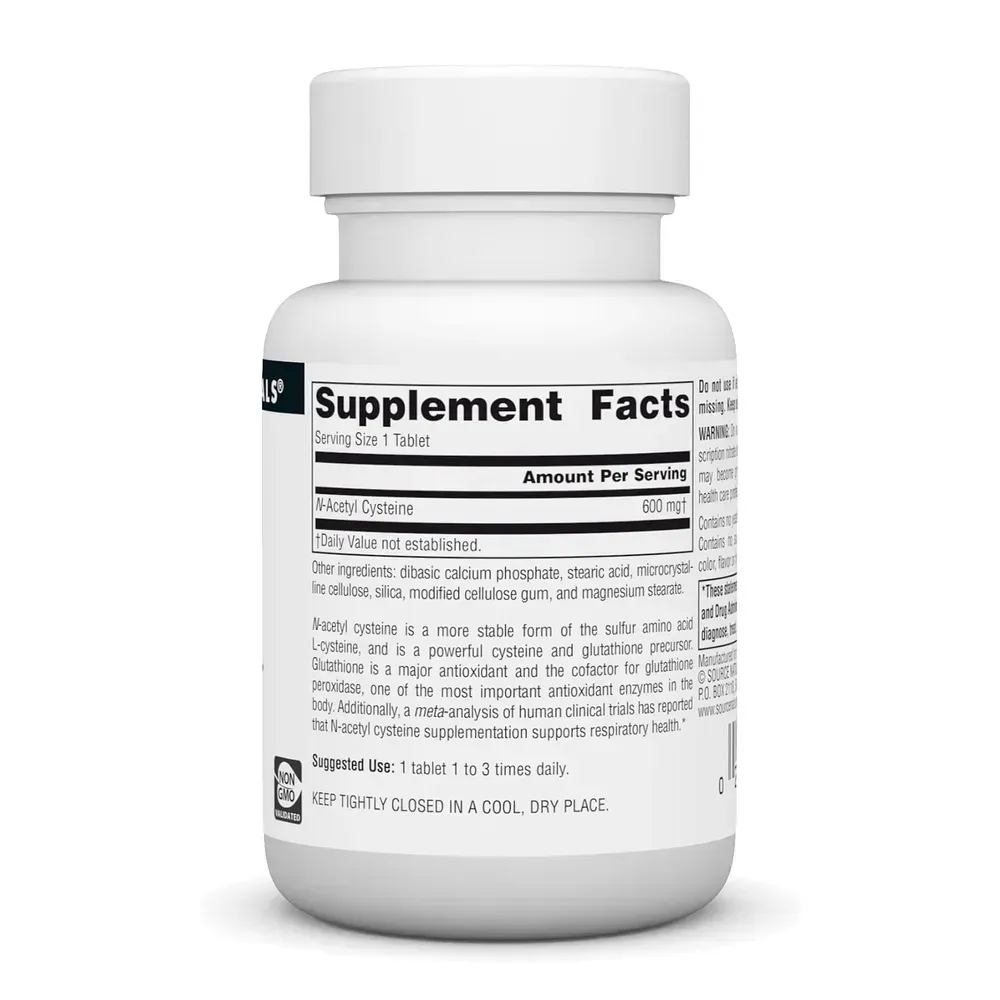 N-Acetyl Cysteine 600mg - 30 tabs