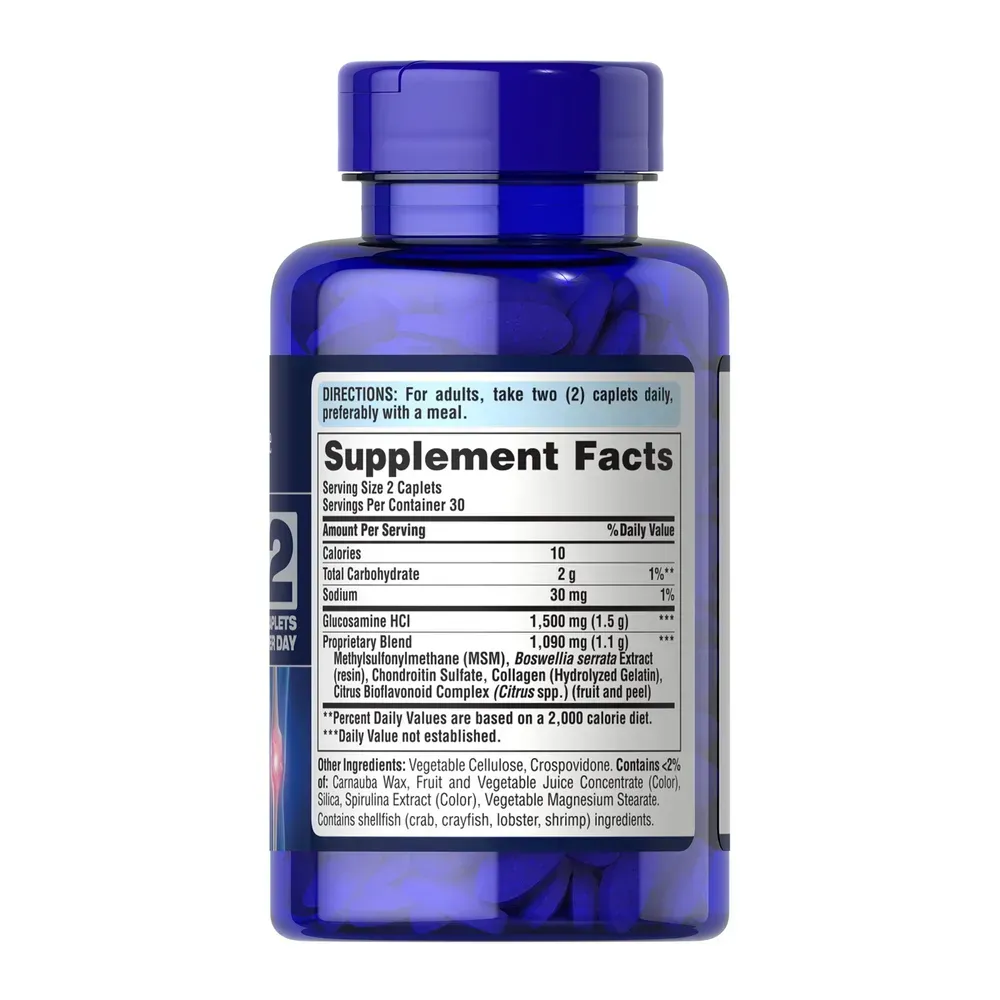 7 Day Formula Joint Soother® Glucosamine Chondroitin MSM & Boswellia - 60 caps