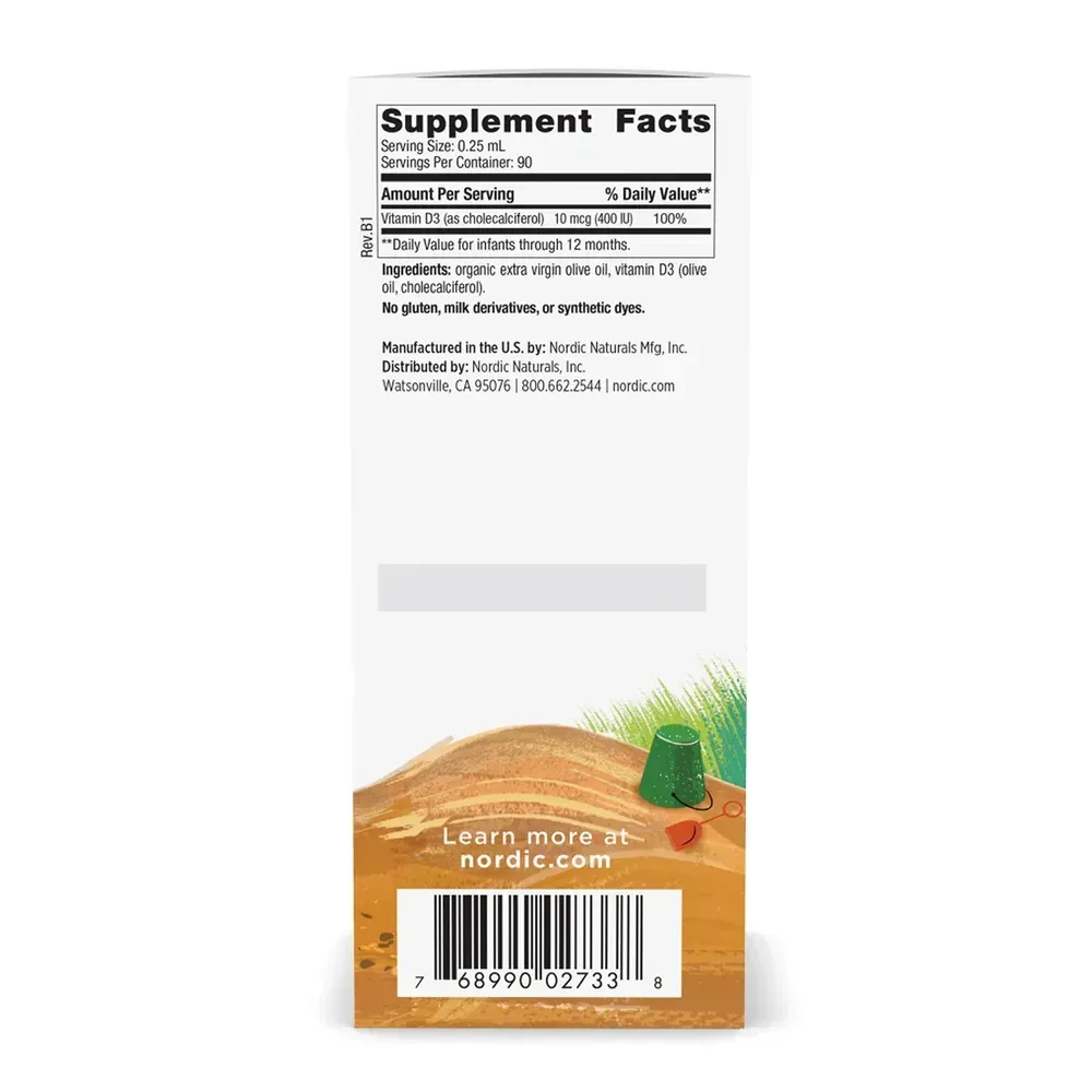 Baby's Vitamin D3 Liquid - 22.5 ml