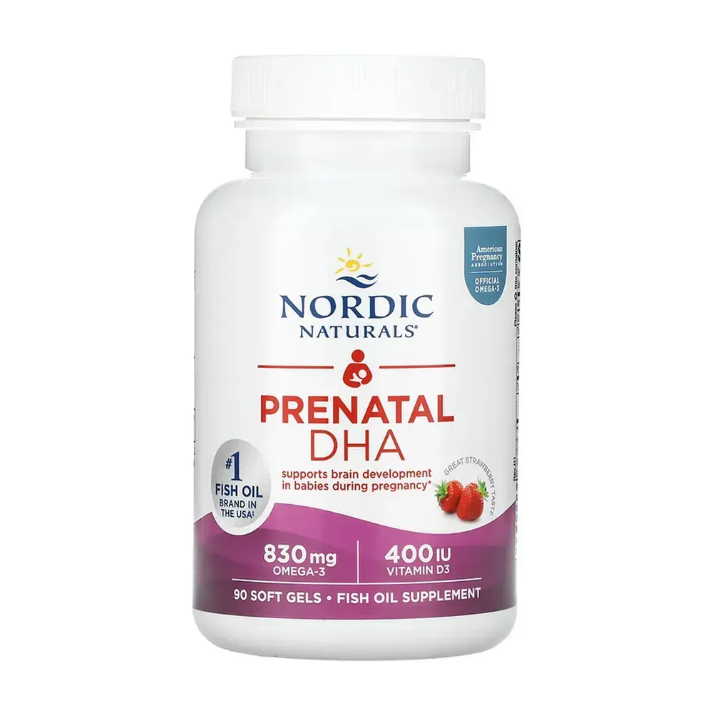 Prenatal DHA - 90 softgels Strawberry