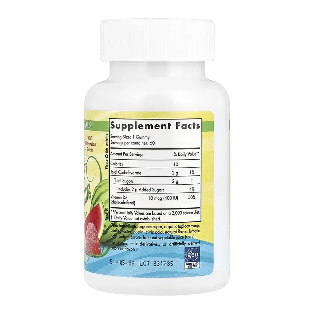 Nordic Naturals Vitamin D3 Gummies Kids - 60 gummies, фото 2