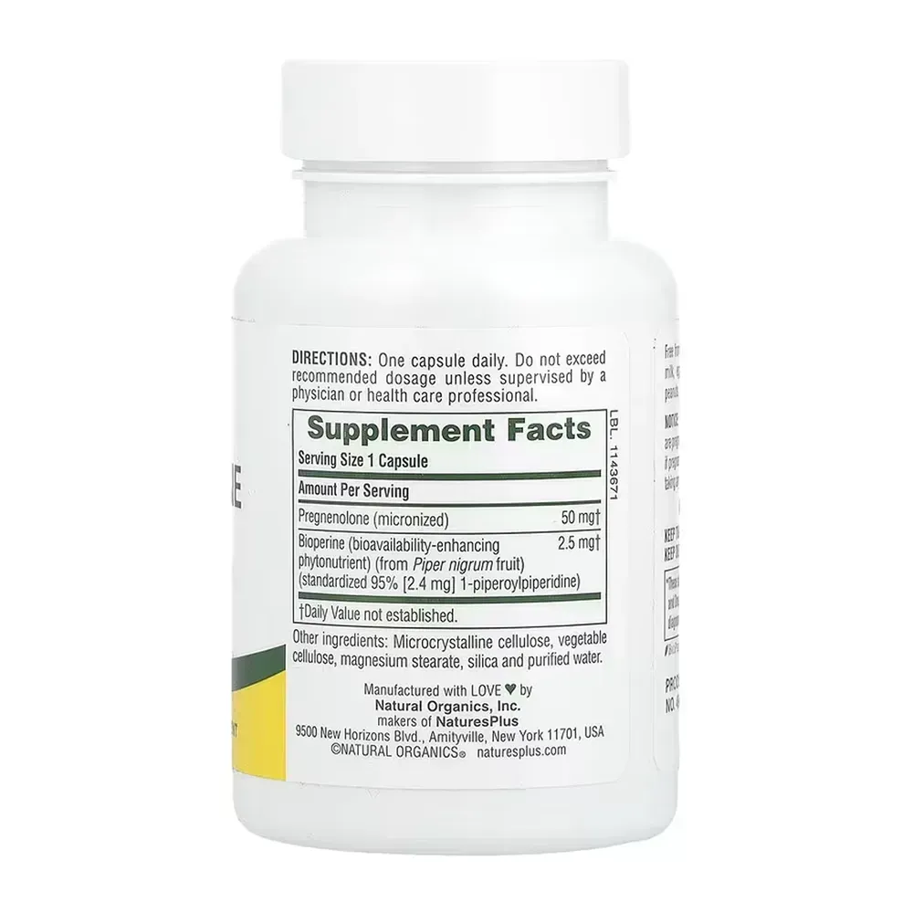 Ultra Pregnenolone with Bioperine - 60 caps