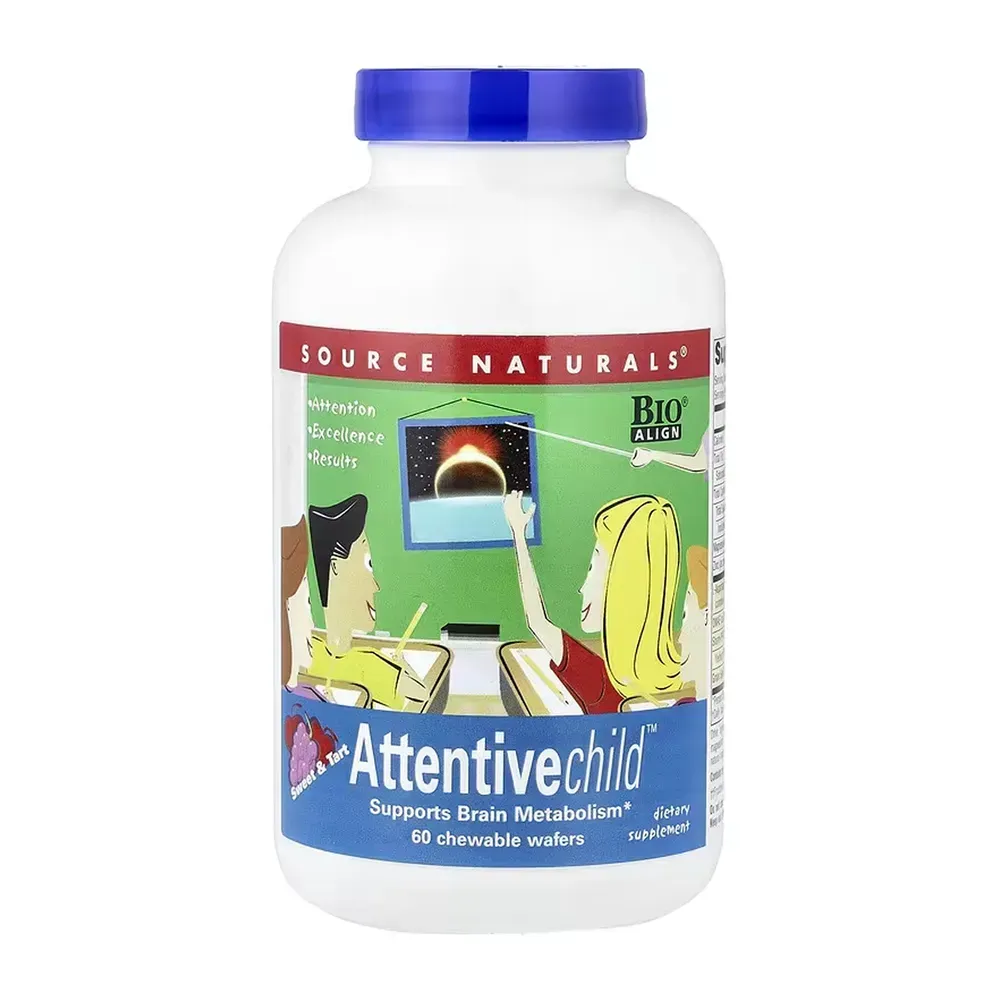 Source Naturals Attentive Child™ Fruit - 60 wafer