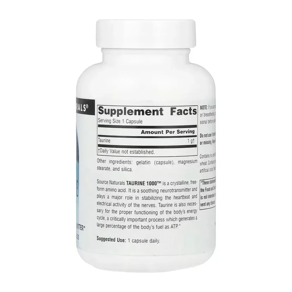 Taurine 1000™ 1000 mg - 60 caps