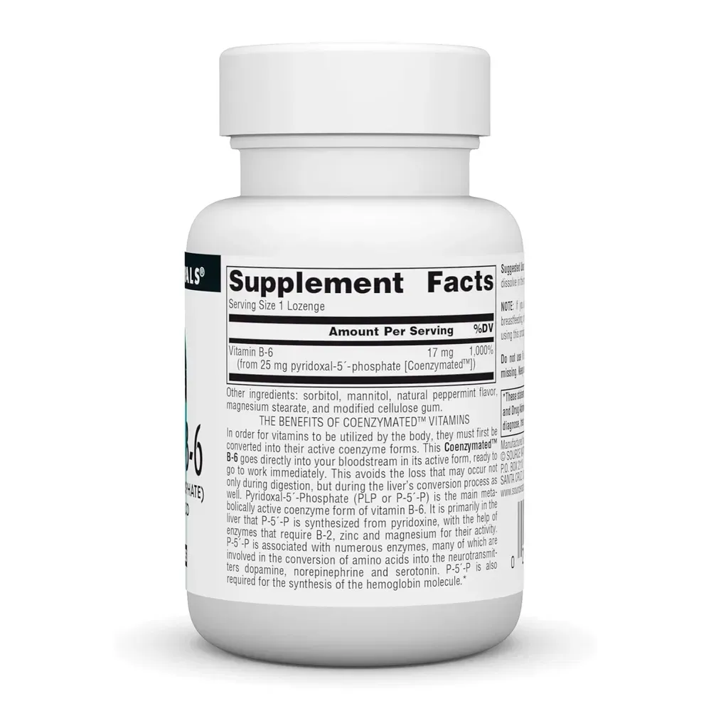 Coenzymated™ Vitamin B-6 25 mg - 60 lozenges