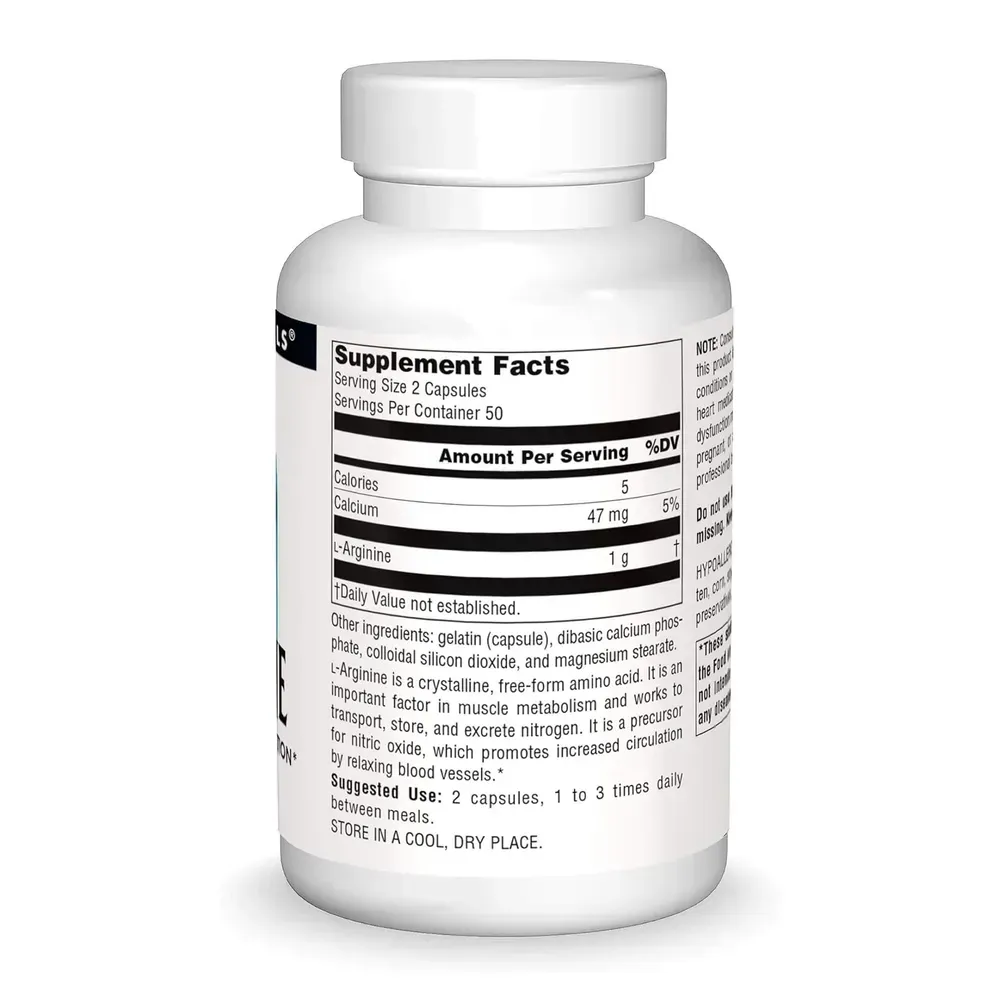 L-Arginine 500 mg - 50 tabs