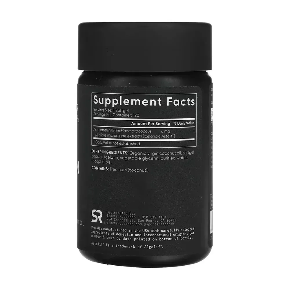 Astaxanthin 6mg - 120 softgels