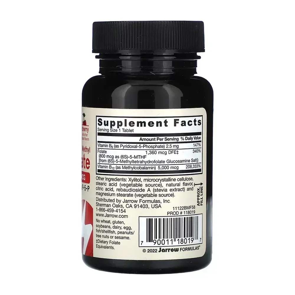 Methyl B-12 & Methyl Folate - 60 tabs