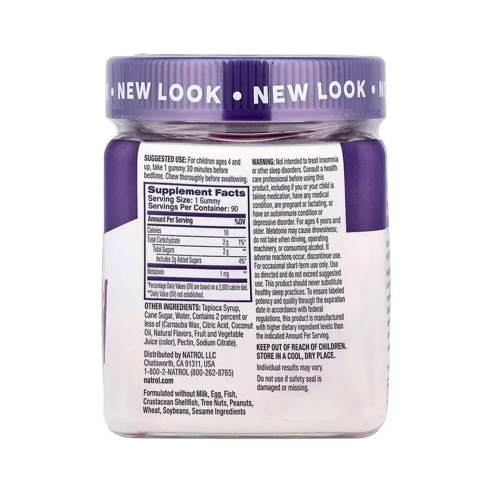Kids Melatonin 1mg - 90 gummies