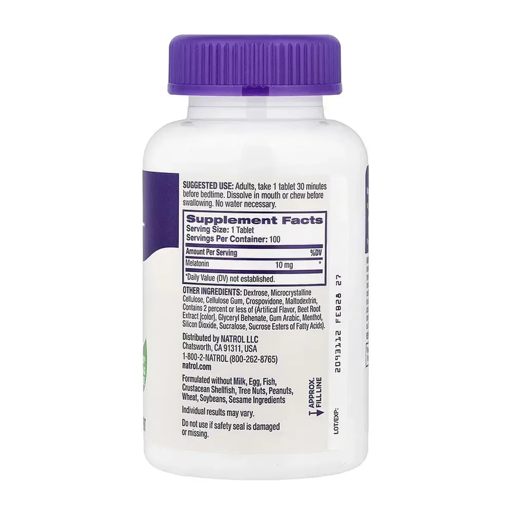Melatonin 10mg - 100 tabs