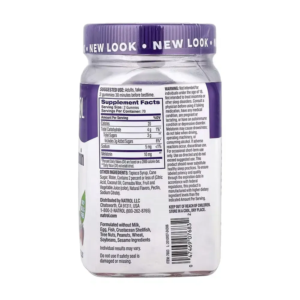 Melatonin 10mg - 140 gummies