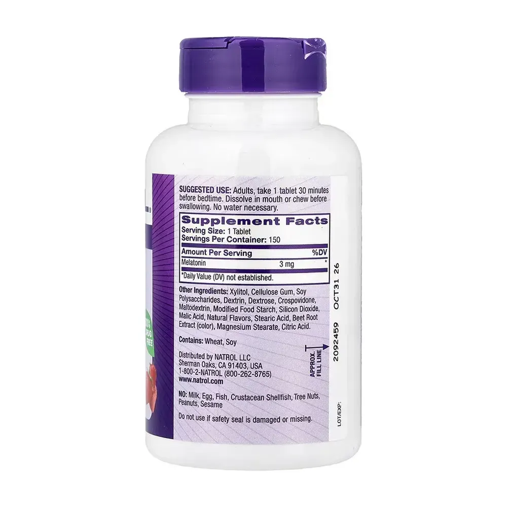 Melatonin 3mg - 150 tabs