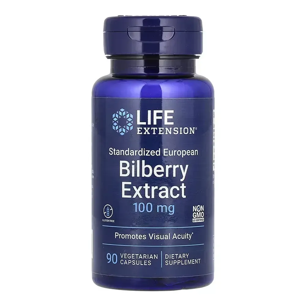 Standardized European Bilberry Extract 100 mg - 90 vcaps