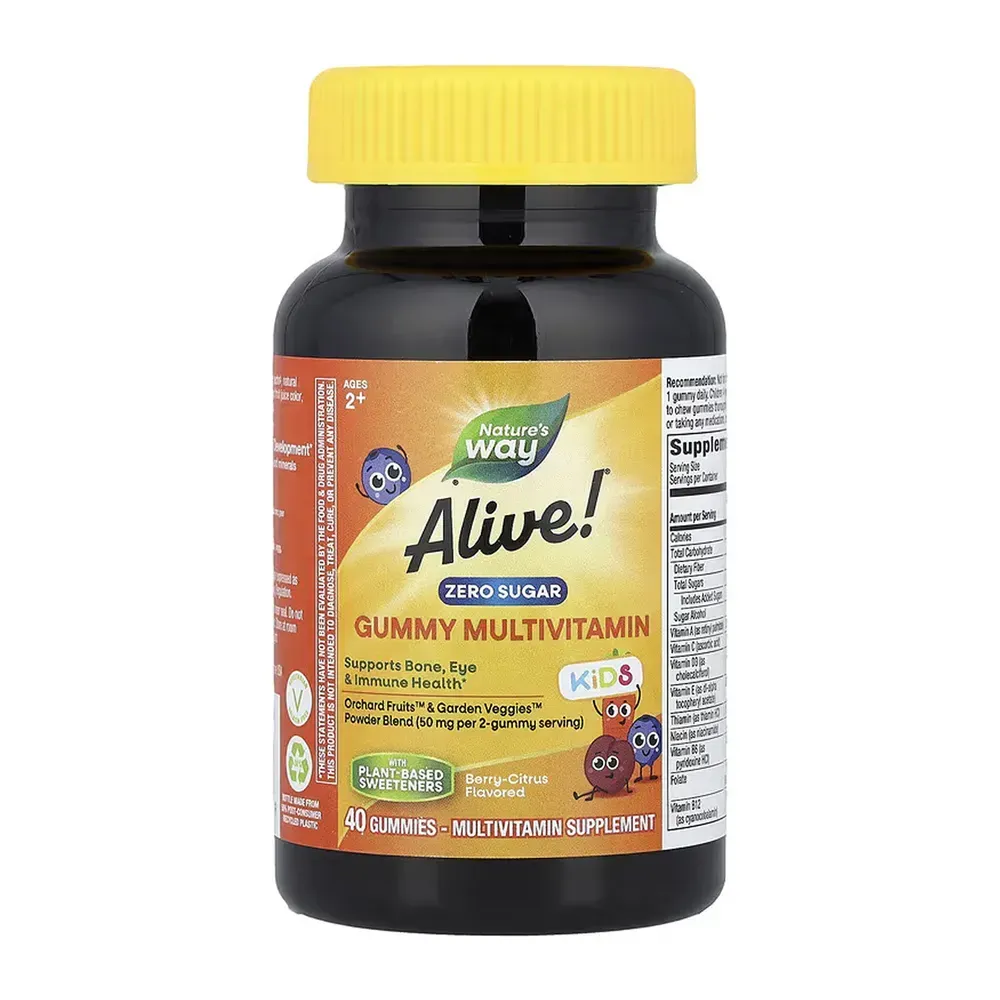 Nature's Way Alive! Children's Gummy Multivitamin Zero Sugar - 40 gummies