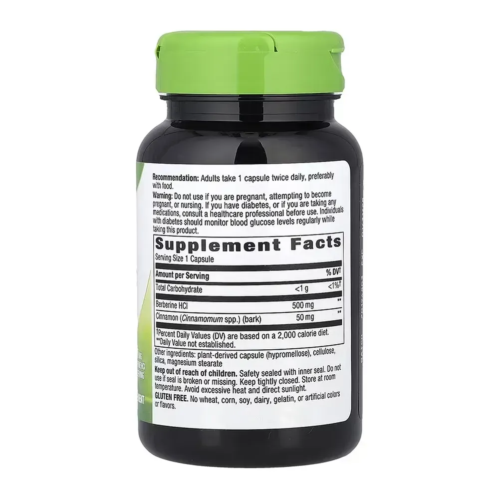 Berberine with Cinnamon - 60 vcaps