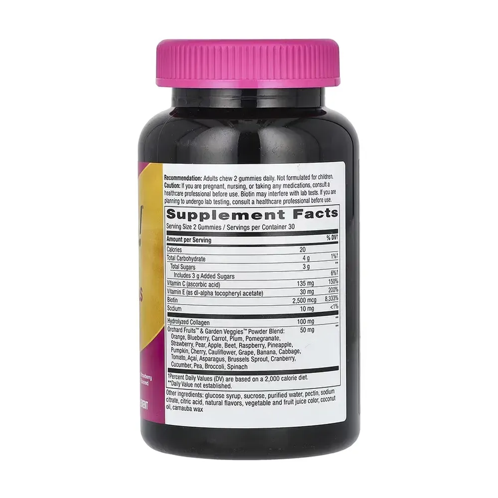 Nature's Way Hair, Skin & Nail Gummy - 60 gummies, фото 2