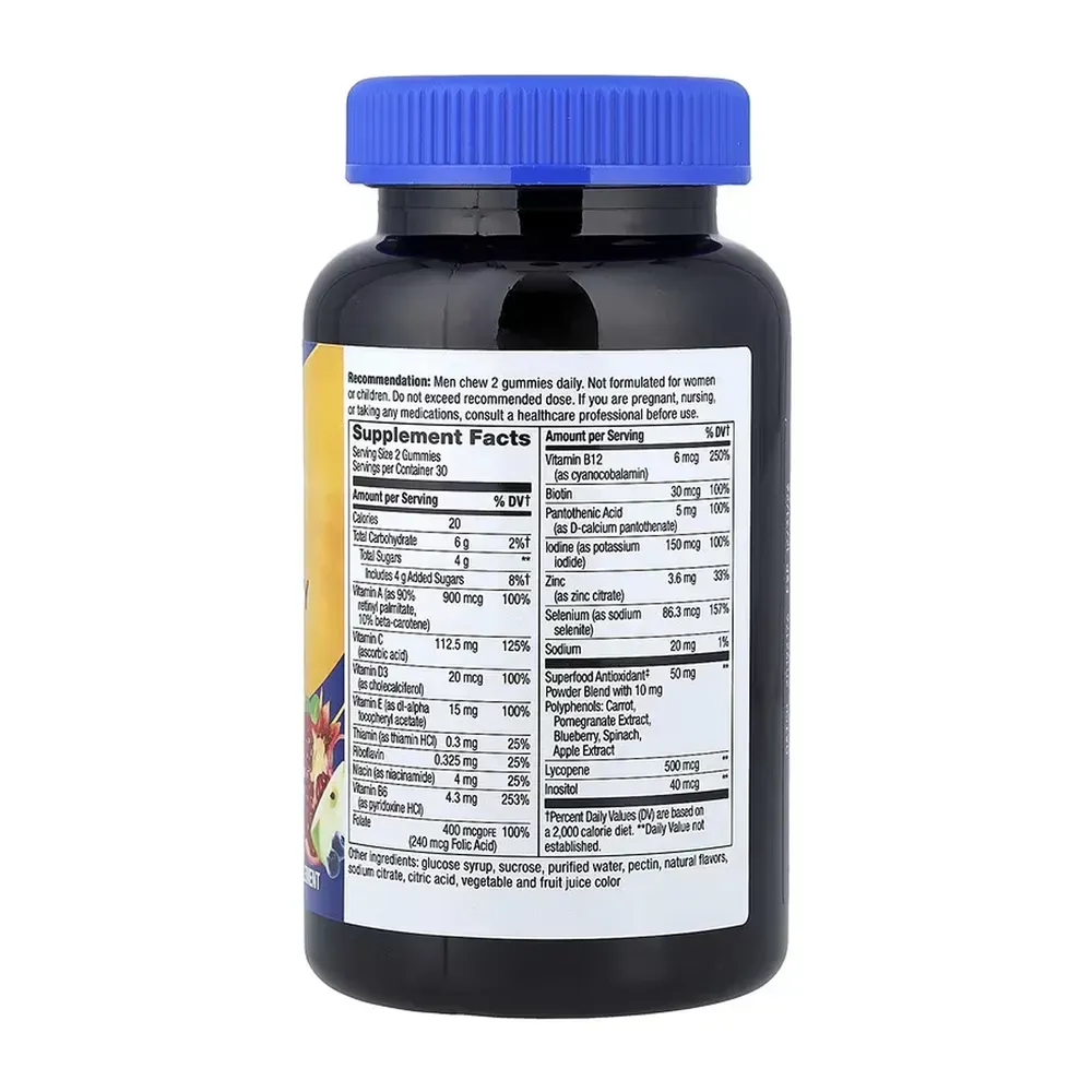 Nature's Way Men's Multivitamin - 60 gummies, фото 2