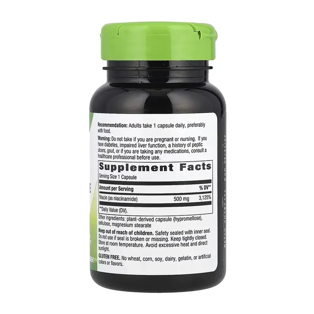 Niacinamide 500 mg - 100 caps