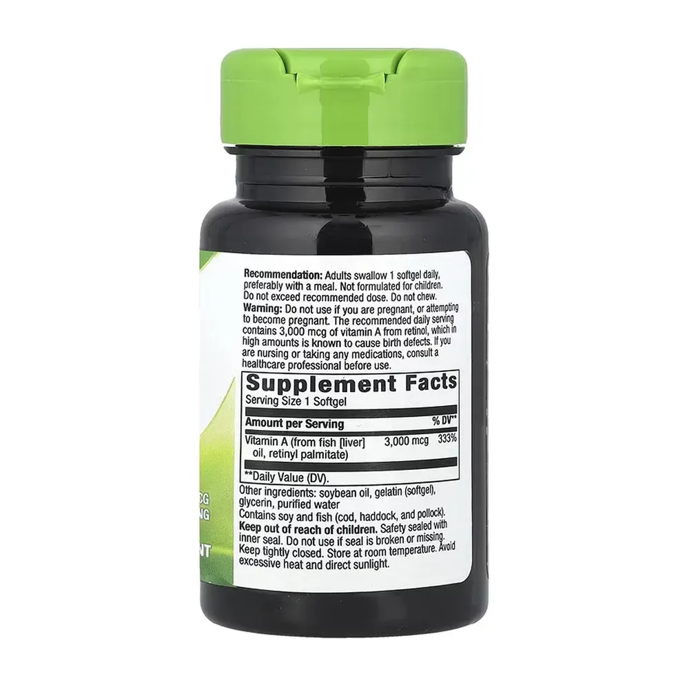 Vitamin A - 100 softgels