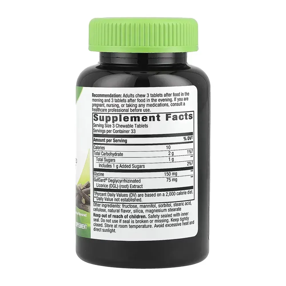Nature's Way DGL - 100 chew tabs, фото 2