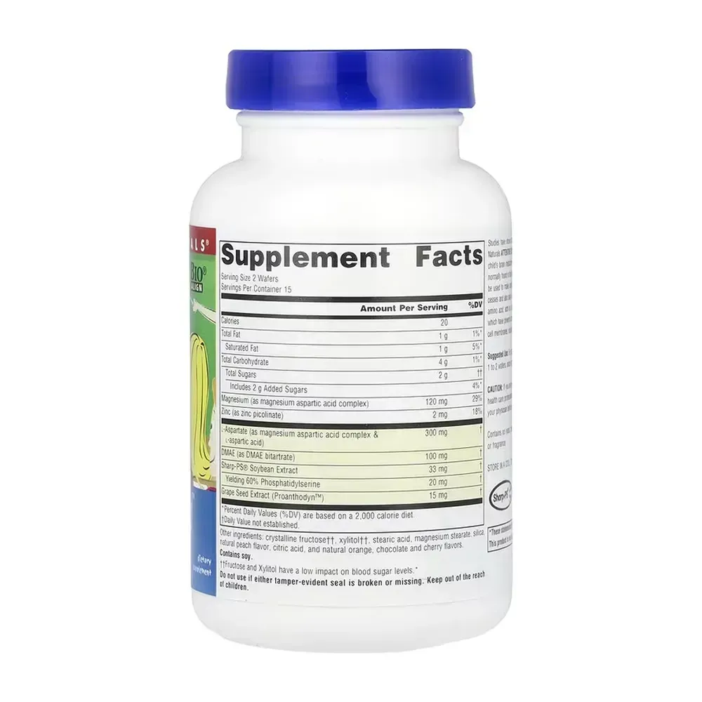 Source Naturals Attentive Child™ Fruit - 30 wafer, фото 2