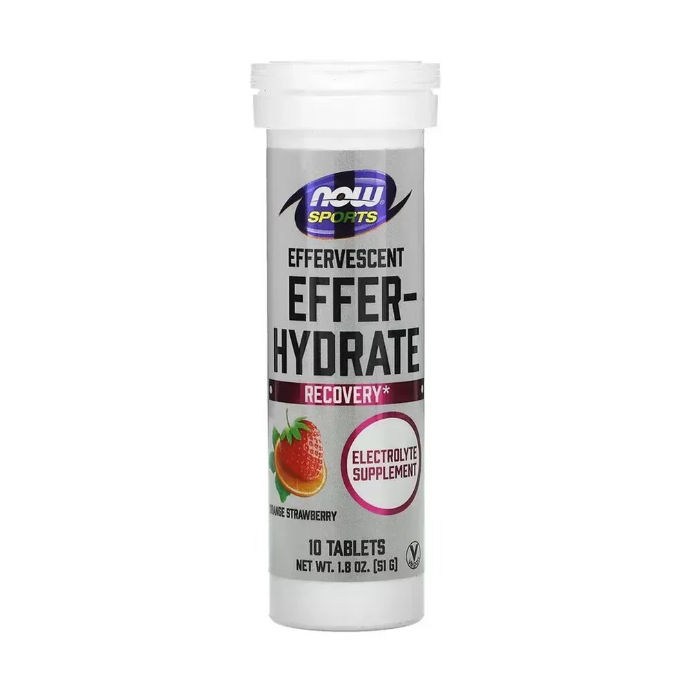 Effer-Hydrate Effervescent Orange Strawberry - 10 tabs