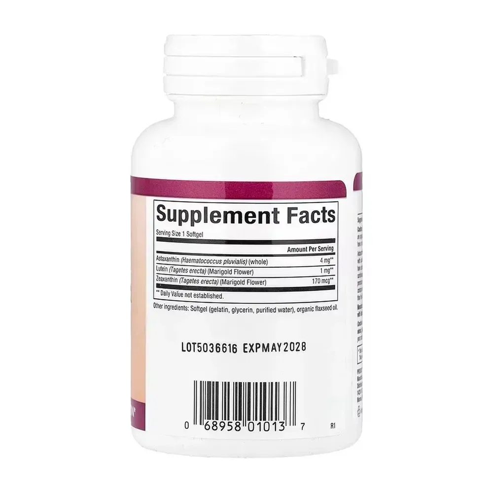 Astaxanthin Plus 4mg - 60 softgels