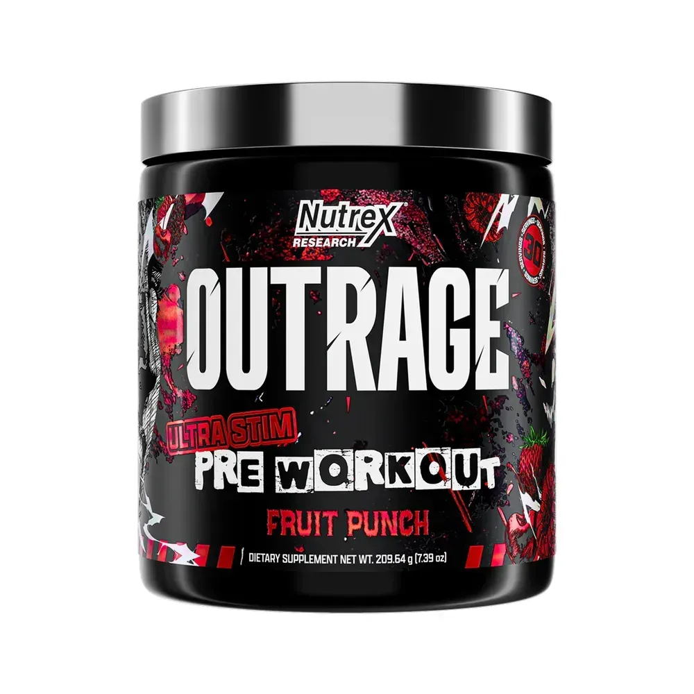 Nutrex Outrage High-Stim Pre-Workout 30 порцій, Фруктовий пунш