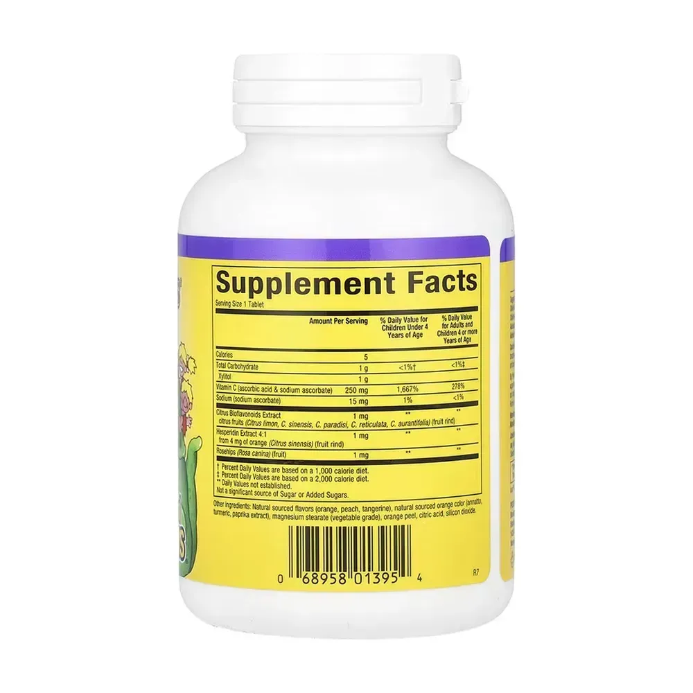 BigFriends Vitamin C 250mg - 90 tabs Orange
