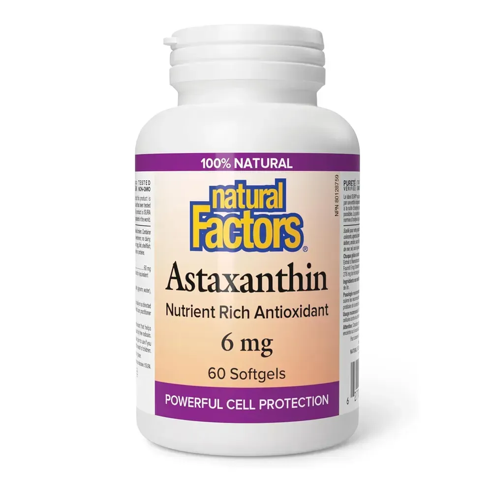 Astaxanthin 6 mg - 60 softgels