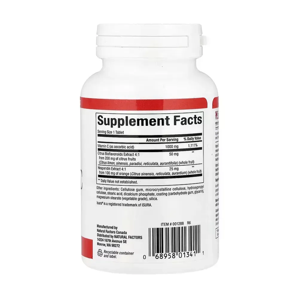 Vitamin C 1000mg - 90 tabs
