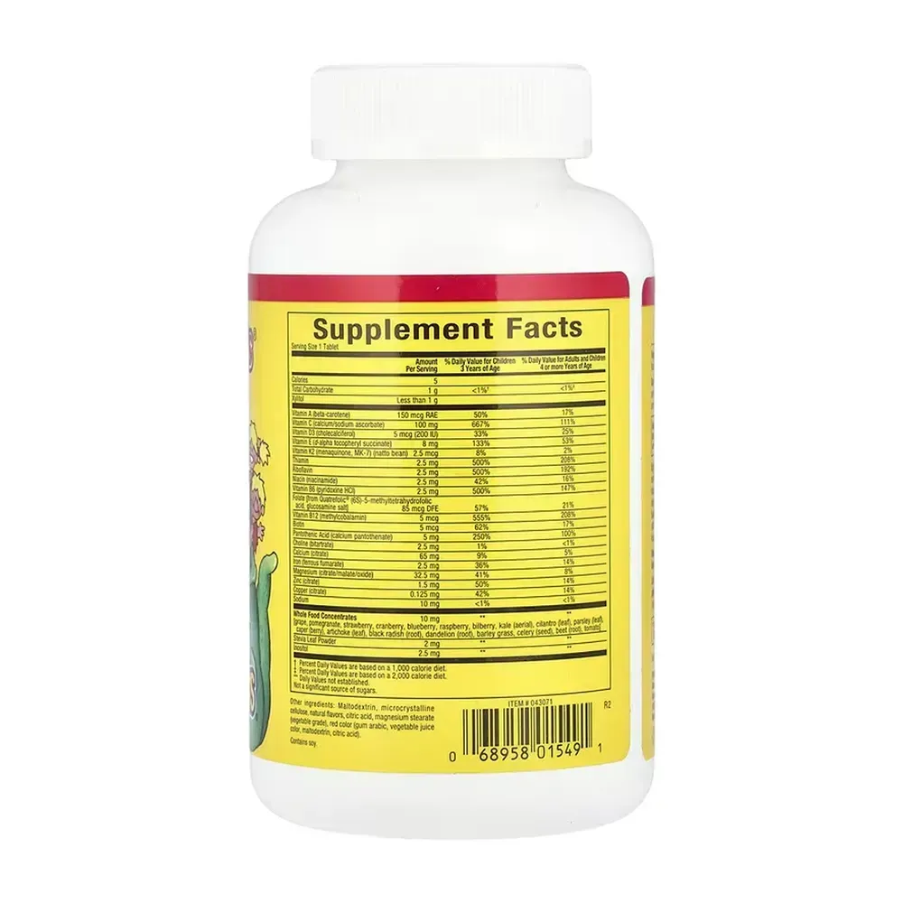 BigFriends Chewable Multivitamin & Minerals - 60 tabs