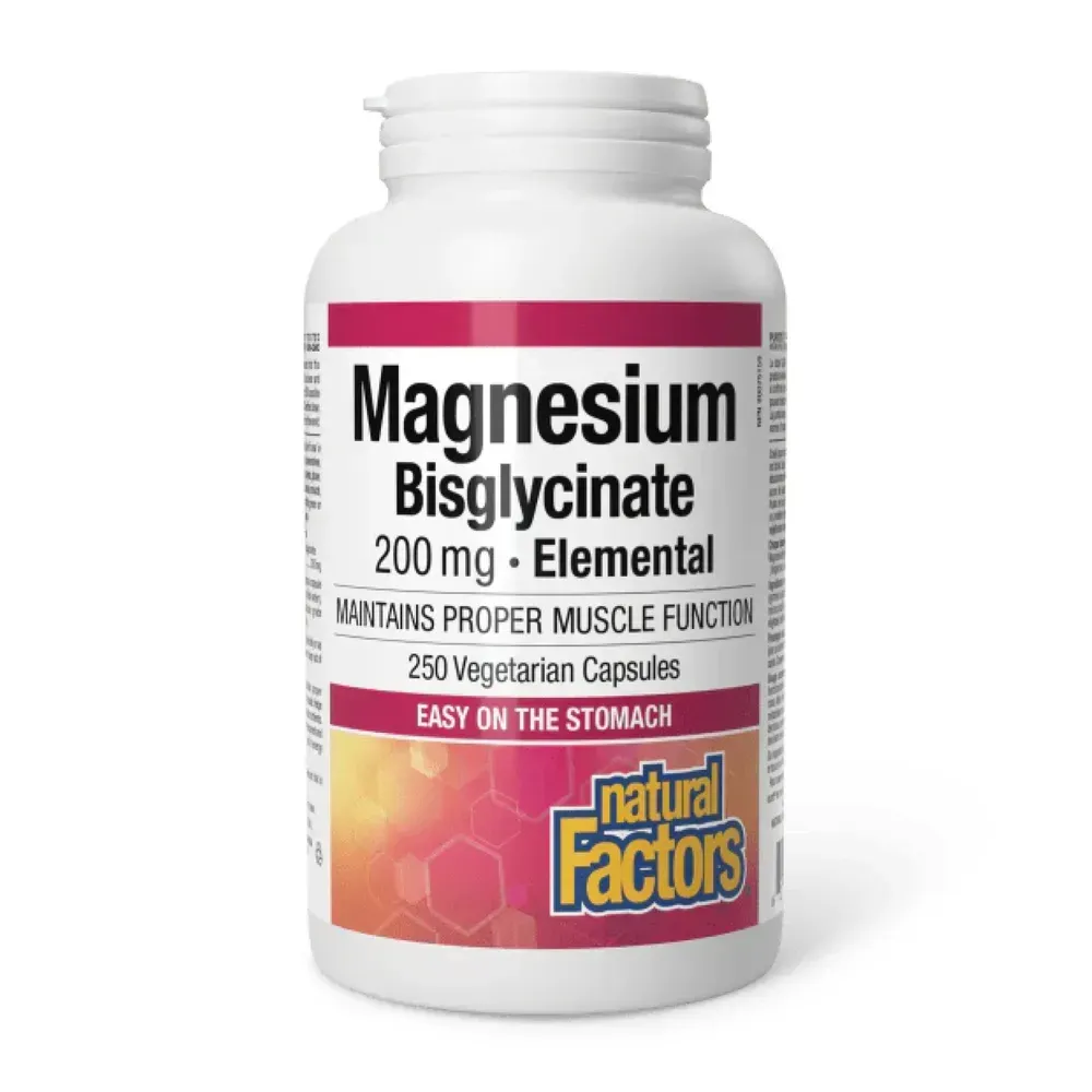 Magnesium Bisglycinate Pure 200 mg - 250 caps