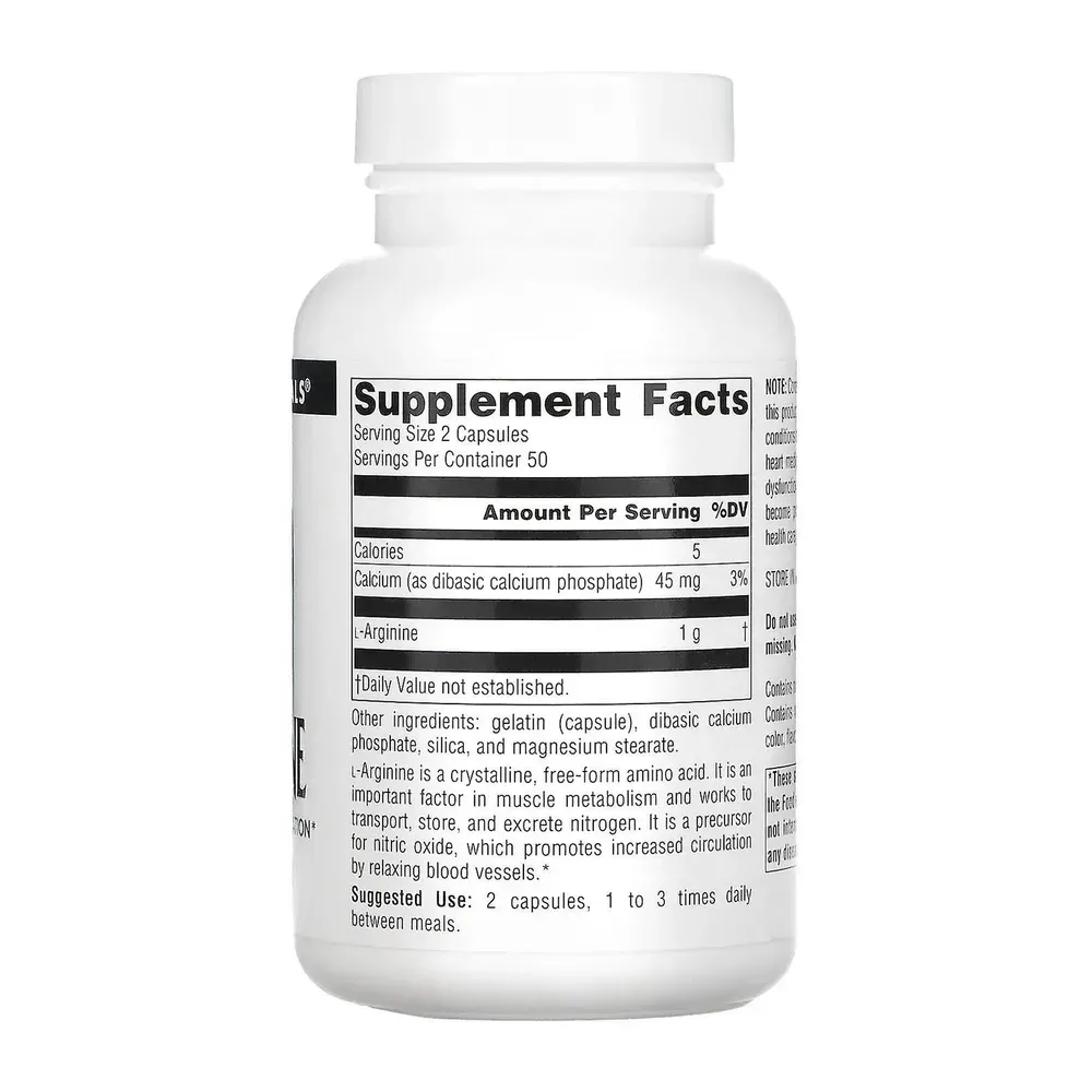 L-Arginine 500 mg - 100 tabs