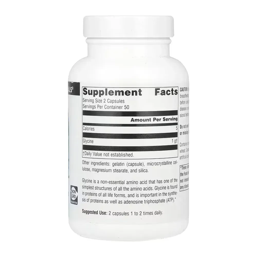 Glycine 500 mg - 100 caps