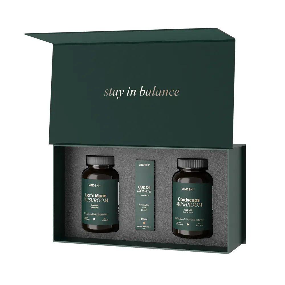 MIND SHI Mushroom+CBD Oil Premium Box, фото 2
