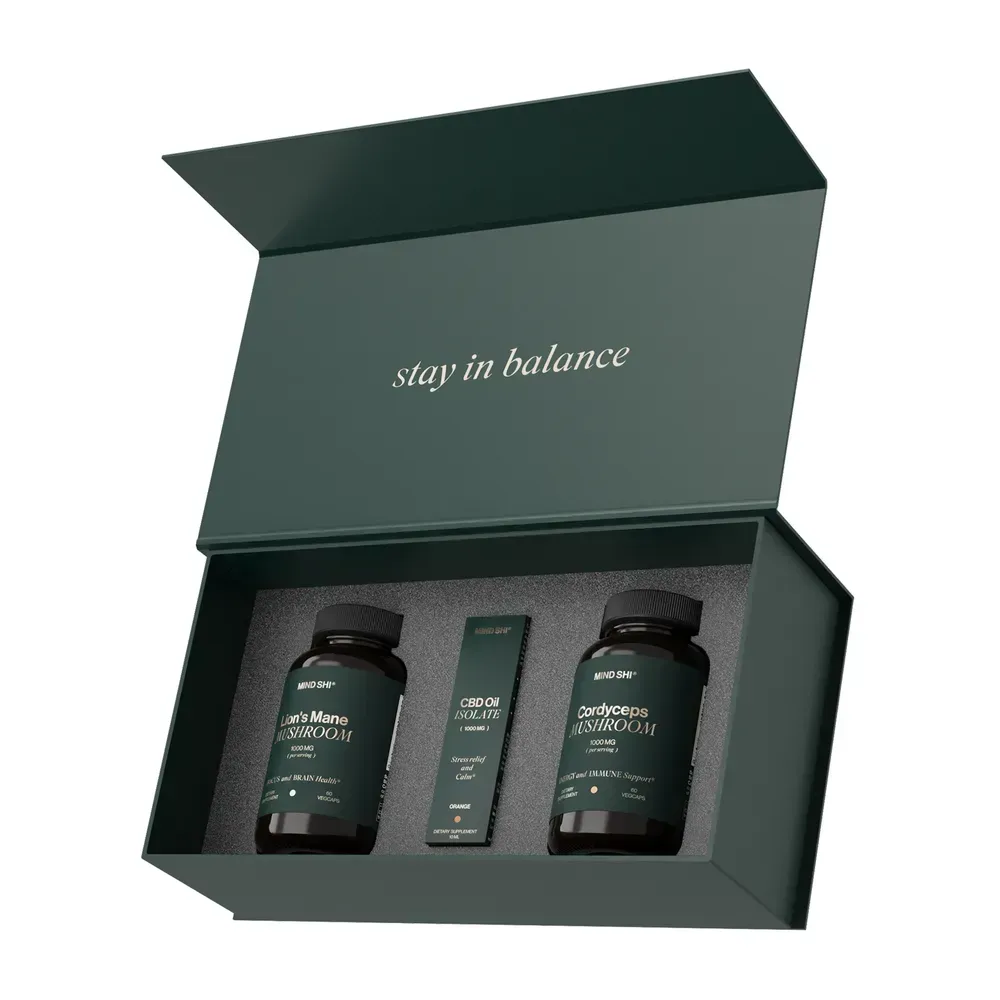 MIND SHI Mushroom+CBD Oil Premium Box, фото 3