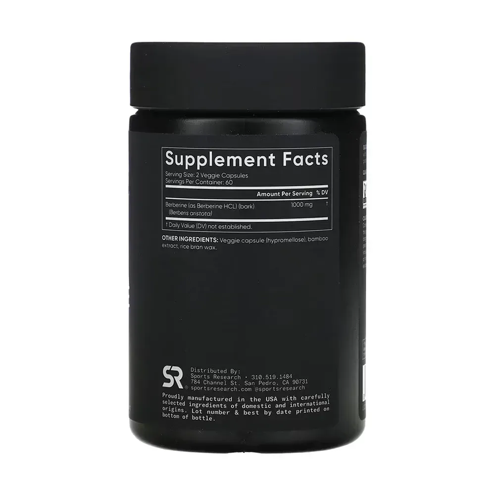 Berberine 1000mg - 120 vcaps